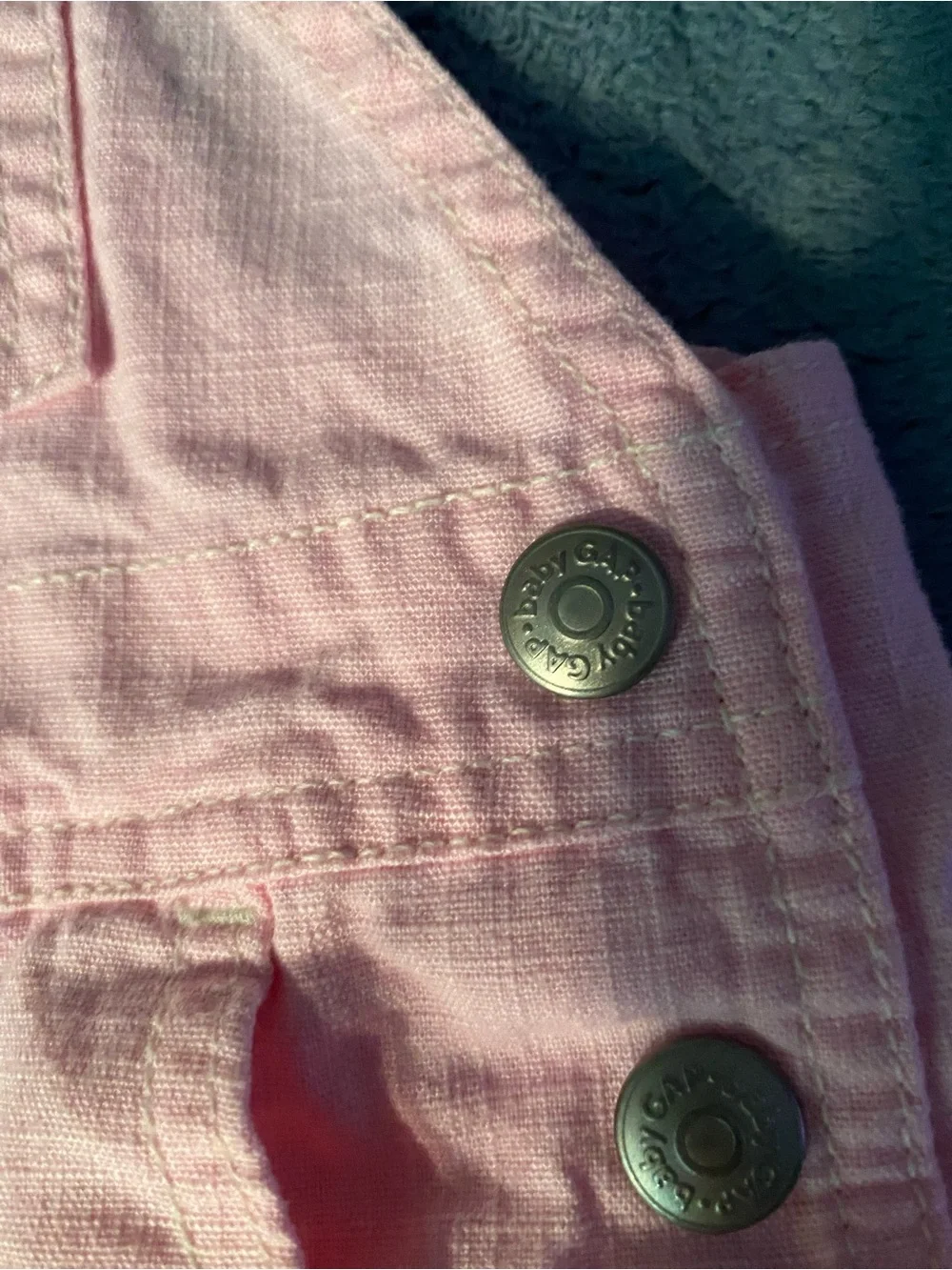 GAP Y2K Vintage Baby Girl Overalls shorts - 100% Cotton, Size 0-3 months